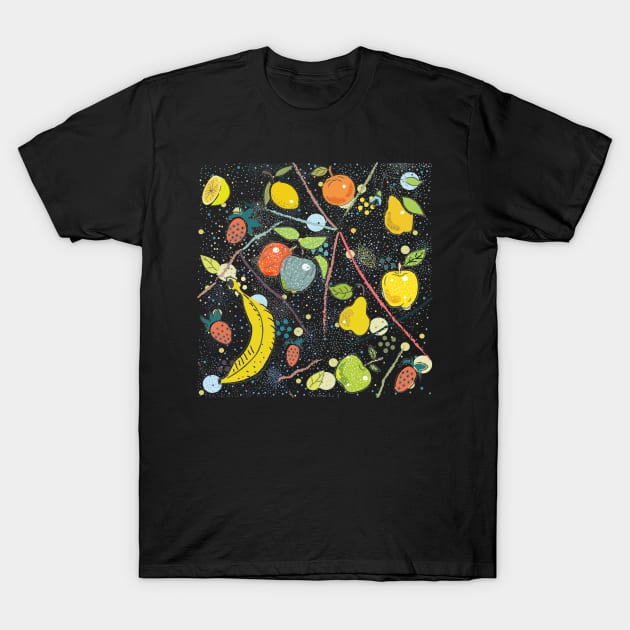 Fruits T-Shirt by Kristina Stellar Scandinavian Land